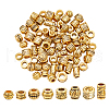  80Pcs 8 Styles Tibetan Style European Beads DIY-NB0012-43F-1