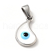 304 Stainless Steel Pendants STAS-D182-03P-1