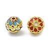 Brass Rhinestone Beads KK-Q080-01A-2