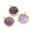 Natural Amethyst Pendants G-G012-09C-02-1
