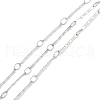 304 Stainless Steel Twist Oval Link Chains CHS-K017-04P-1