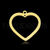 Ion Plating(IP) 201 Stainless Steel Pendants STAS-N090-LA868-2-1