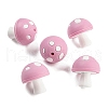 Mushroom Food Grade Silicone Focal Beads SIL-Z011-01-1