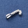 925 Sterling Silver with Cubic Zirconia Charms STER-Q004-01J-S-2