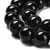 Natural Black Agate Beads Strands G-NH0020-B01-02-4