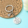 Alloy Enamel & Stainless Steel Keychain KEYC-YW00036-2