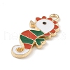 Alloy Enamel Pendants ENAM-Z010-08KCG-2