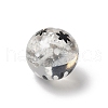 Transparent Resin Enamel Beads RESI-M052-01A-2