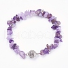 Natural Gemstone Beads Bracelets BJEW-O162-B-2