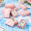 Polka Dot Print Cardboard Jewelry Gift Boxes with Bowknot CON-TAC0001-10A-7