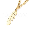 304 Stainless Steel Double Layer Necklaces NJEW-M181-18G-3