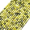Natural Yellow Turquoise(Jasper) Beads Strands G-A260-A18-01-2
