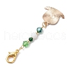 8Pcs 8 Styles Saint Patrick's Day Theme Alloy Enamel Pendant Decoration HJEW-JM02386-5