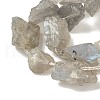 Raw Rough Natural Labradorite Beads Strands G-M453-D14-4