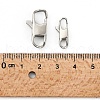 Tarnish Resistant 304 Stainless Steel Lobster Claw Clasps STAS-X0017-22P-3