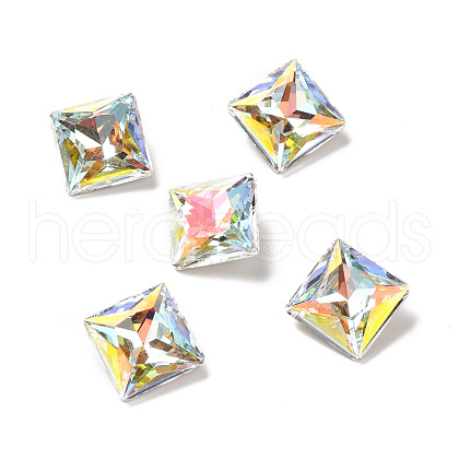 Light AB Style K9 Glass Cabochons RGLA-J039-D-001LA-1