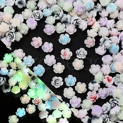 Luminous Resin Decoden Cabochons RESI-K036-36-1