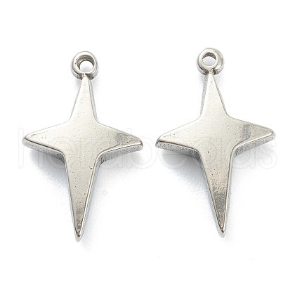 Non-Tarnish 304 Stainless Steel Pendants STAS-P279-33P-1
