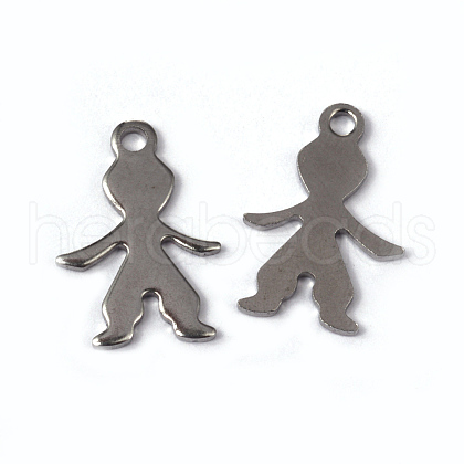 Boy 304 Stainless Steel Pendants STAS-G130-43P-1