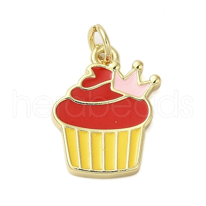Rack Plating Brass Enamel Pendants KK-S372-03A-02-1