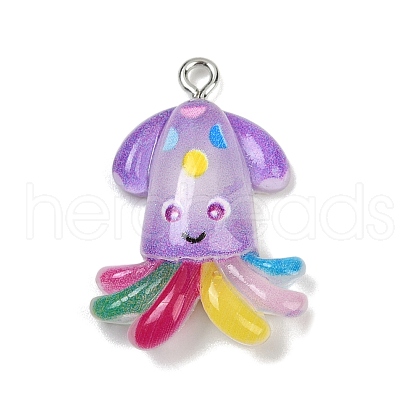 Marine Organism Resin Pendants RESI-Q022-03F-1