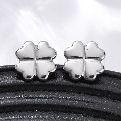 304 Stainless Steel Stud Earrings EJEW-Z098-06P-1
