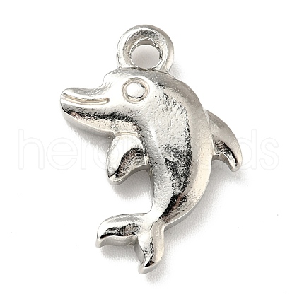 Non-Tarnish 201 Stainless Steel Machine Polishing Pendants STAS-G261-28P-1
