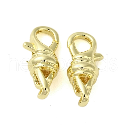 Brass Lobster Claw Clasps KK-B089-26G-1