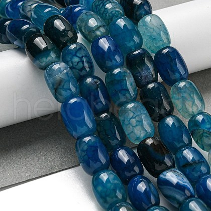 Natural Dragon Veins Agate Beads Strands G-A223-D11-01C-1