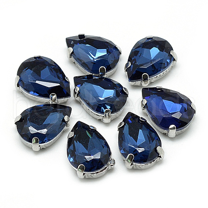 Sew on Rhinestone RGLA-T035-7x10mm-14-1