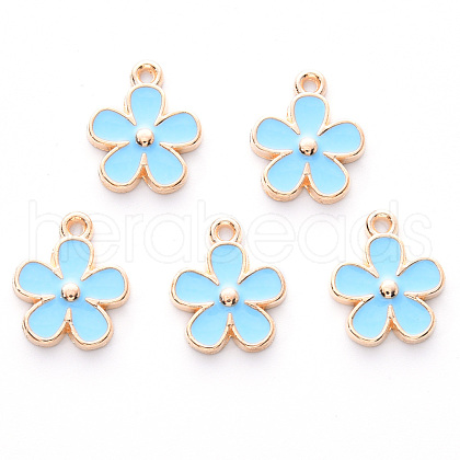 Alloy Enamel Charms ENAM-R059-02-RS-1