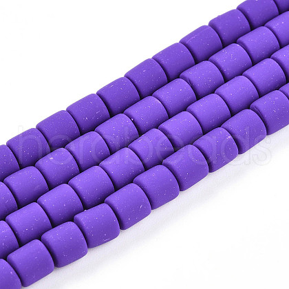 Handmade Polymer Clay Bead Strands CLAY-ZX006-01G-1