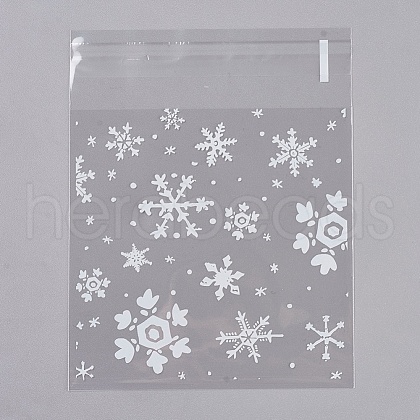 Printed Plastic Bags X-PE-WH0003-02A-1