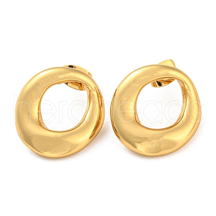 Ion Plating(IP) 304 Stainless Steel Stud Earrings EJEW-D082-02G-1