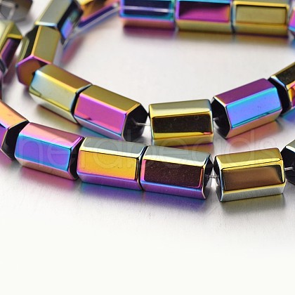 Electroplate Non-magnetic Synthetic Hematite Bead Strands G-F300-38B-02-1