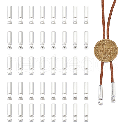 SUPERFINDINGS 60Pcs Alloy Cord Ends FIND-FH0009-54-1