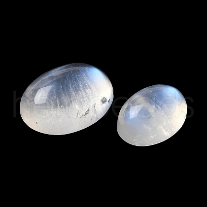 Natural Rainbow Moonstone Cabochons G-NH0026-01A-1
