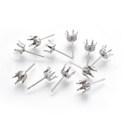 Tarnish Resistant 304 Stainless Steel Stud Earring Findings STAS-P221-20A-P-1