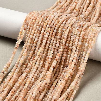 Natural Citrine Beads Strands G-RM2025-05B-2mm-1