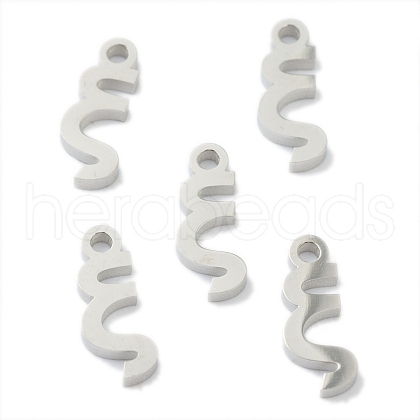 Non-Tarnish 304 Stainless Steel Charms STAS-G244-01X-1