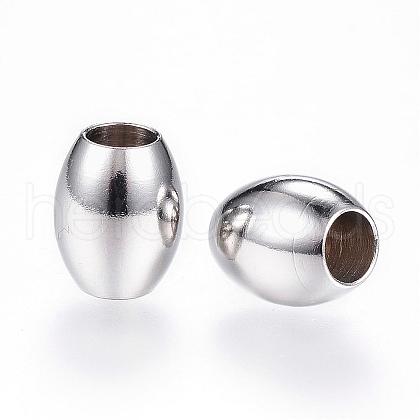 201 Stainless Steel Beads STAS-A031B-P-1