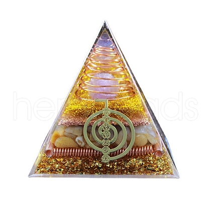 Orgonite Pyramid Resin Energy Generators PW-WG55223-03-1