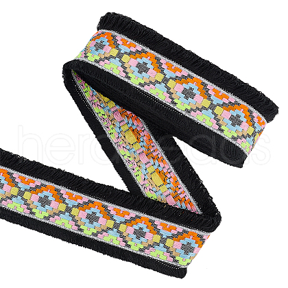 Polyester Jacquard Ribbon OCOR-WH0085-77C-1
