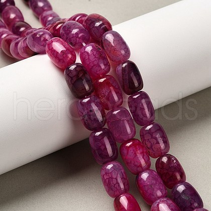 Natural Dragon Veins Agate Beads Strands G-D317-A01-02-1