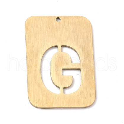 Ion Plating(IP) 304 Stainless Steel Pendants STAS-K216-49G-G-1