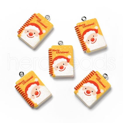 Opaque Resin Pendants RESI-D055-030P-1