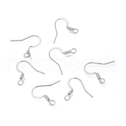 Brass Earring Hooks KK-H102-01P-1