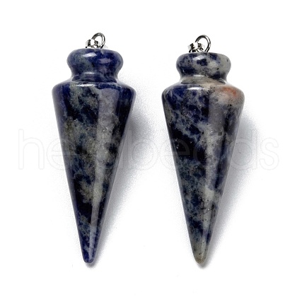 Natural Sodalite Pendants G-K311-47F-1