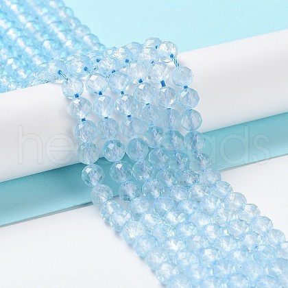 Natural Topaz Crystal Beads Strands G-P514-A02-04-01-1