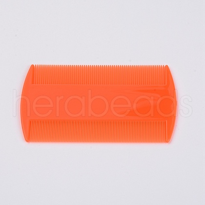 Plastic Double Side Comb AJEW-WH0189-81C-1